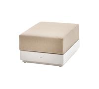 Hespéride - Pouf de jardin en aluminium ALLURE - Avoine - Allure