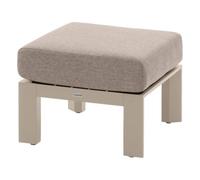 Hespéride - Pouf de Jardin Évasion Argile Anti-Rouille Coussins Déhoussables Lavables Repose-Pieds Mobilier Aménagement pour Terrasse Balcon Patio