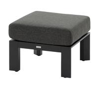 Hespéride - Pouf de Jardin évasion Graphite Aluminium et oléfine