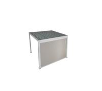 Hespéride - Store pour pergola bioclimatique Evora pour Evora 6x3,6 m Argile