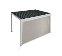 Hespéride Store pour pergola côté 4 m Argile Texaline compatible Evora