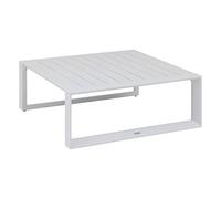 Hespéride - Table Basse de Jardin carrée Allure Blanche