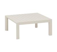 Hespéride - Table Basse de Jardin carrée Évasion Argile en Aluminium traité en époxy