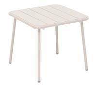 Hespéride - Table Basse de Jardin carrée Phuket Argile en Acier traité en époxy