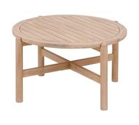 Salon de jardin Hesperide Table basse ronde D80 acacia Deona Hespéride - Naturel clair