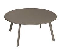 Hespéride Table Basse de Jardin Ronde Saona - Diam. 90 cm - Marron Tonka