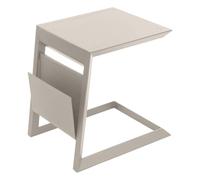 Table d'appoint de jardin carrée ALLURE Argile 55 x 45 cm - Aluminium traité époxy Hespéride