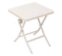 Hespéride - Table d'appoint de Jardin Carrée Greensboro Argile - 40 x 40 cm - Acier Traité Epoxy Antirouille