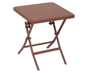 HESPERIDE - Table d'appoint de Jardin Greensboro 40x40cm Acajou