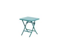 Hespéride Table d'appoint de jardin Greensboro pliante carrée 40 x 40 cm Vert Opale
