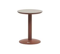 Hespéride - Table d'appoint de jardin ronde SOLETIA - Acajou - Soletia