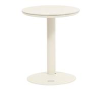 Hespéride – Table d'appoint de jardin Soletia – Pierre frittée 40 x 40 x 50 cm – Argile