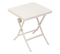 Hespéride - Table d'appoint de jardin carrée Greensboro - Acier traité époxy - Argile 40 x 40 cm