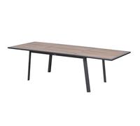 Hespéride - Table de Jardin 10 Places pavane Extensible Gris Graphite