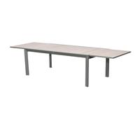 Hespéride - Table de Jardin 12 Places Evasion Extensible Beige Lin