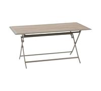 Hespéride - Table de Jardin 6 Places Azua Pliable café 150x80cm