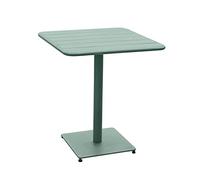 Hespéride - Table de Jardin Carrée Phuket Vert Olive - 2 Places - Acier Traité Epoxy Traitement Antirouille Renforcé
