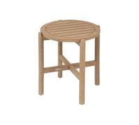 Hespéride - Table de jardin d'appoint ronde en bois DEONA - Marron - Deona