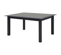 Table De Jardin Aluminium Extensible Allure Effet Bois Muscade & Graphite - 10 Places - Hespéride Multicolore