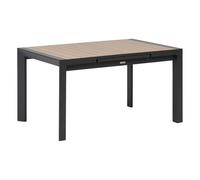 Table de jardin extensible 8p. Evasion honey et graphite Hespéride Graphite
