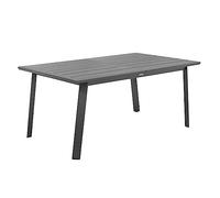 Table extensible alu 10p graphite Pavane Hespéride - Noir graphite