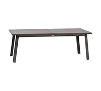 Table de jardin Hesperide Table extensible alu 12p seigle/praline Pavane Hespéride - Marron