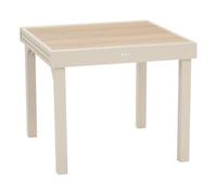 Hespéride Table de jardin Piazza – 8 places extensible – Argile