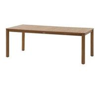 Hespéride - Table de jardin fixe rectangulaire en bois DEONA - Marron - Deona G