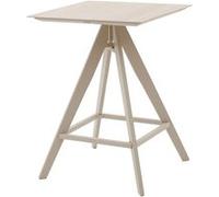 Hespéride - Table de jardin haute en aluminium 2 places TERZANO - Vanille et argile - Terzano