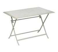 Table De Jardin Pliante Azua En Aluminium - 4 Places Beige