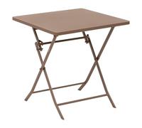 Table de jardin Hesperide Table carrée pliante Greensboro 2p bronze Hespéride - Bronze