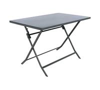 Hespéride Table de jardin Greensboro rectangulaire 110 x 70 cm Graphite Multicolore