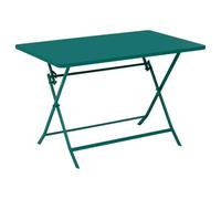 Hespéride - Table de Jardin Pliante Rectangle Greensboro 4 Places Opale - Acier Antirouille Renforcé - Mobilier pour Jardin, Balcon, Terrasse
