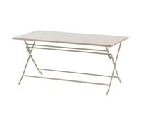 Hespéride - Table de Jardin Pliante Rectangulaire Greensboro Argile - 6 Places - Acier Traité Epoxy Traitement Antirouille Renforcé