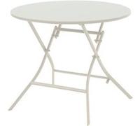 Hespéride - Table de jardin pliante ronde 4 places GREENSBORO - Argile - Greensboro Argile G