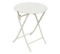 Hespéride Table de jardin pliante Greensboro Ø 60 cm Argile 2 places