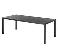 Table De Jardin Rectangulaire Piazza Aluminium 8 Places Graphite - Hespéride Multicolore