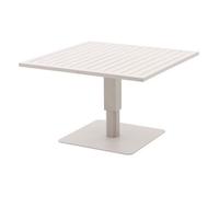 Hespéride - Table de jardin relevable carrée en aluminium SALIMIA - Avoine