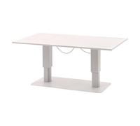 Hespéride - Table de Jardin Relevable Salimia 150 x 80 cm, Hauteur Ajustable, 6 à 8 Personnes, Aluminium Anti Corrosion - pour Terrasse, Extérieur