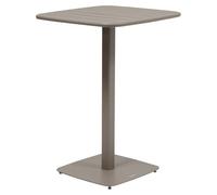 Hespéride - Table Haute de Jardin 2 Places alegoria 70x70cm café