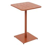 Hespéride - Table Haute de Jardin Phuket Ambre - 2 Places - Acier Traité Epoxy Traitement Antirouille Renforcé