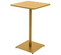 Hespéride - Table Haute de Jardin Phuket Ocre - 2 Places - Acier Traité Epoxy Traitement Antirouille Renforcé