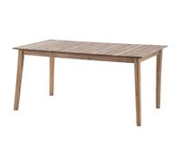 Hespéride – Table de jardin Tiwi G – Bois 6 personnes L160 x H75 cm Beige