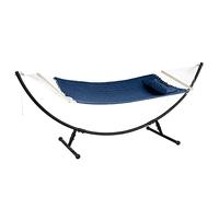 Toile De Hamac Matelassé Bleu Indigo Akio - Hespéride Multicolore