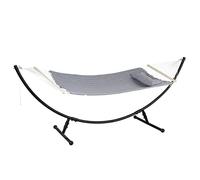 Toile De Hamac Matelassé Gris Perle Akio - Hespéride Multicolore