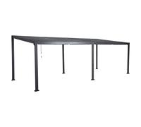 Hespéride Tonnelle 7.2x3 m Avila Graphite avec Rails