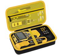 HESPLUS Klein Tools VDV501-851, VDV500-123, VDV226-110, VDV427-300 & Scout Pro 3 Étui de protection avec poche en maille et sangles élastiques Noir/jaune