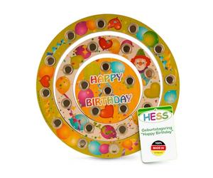 Hess - 15643 - Couronne d'anniversaire en Bois - Happy Birthday