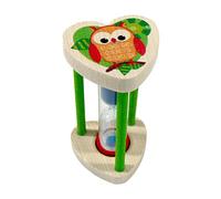 Hess Jouets en bois Hess 14582 - Sablier de brosse à dents pour enfants - Hiboux