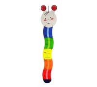 Hess Holzspielzeug 14608 Toise en Bois pour Enfants, série Chenille, fabriquée à la Main, Pliable, Convient pour Une Taille d'environ 87 à 145 cm